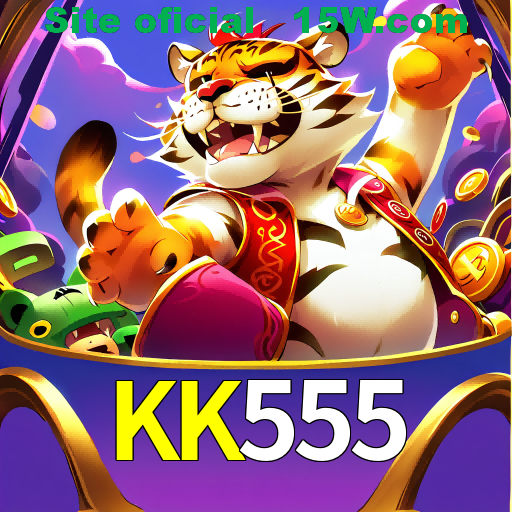 Imagem promocional da KK555 mostrando a plataforma e suas vantagens